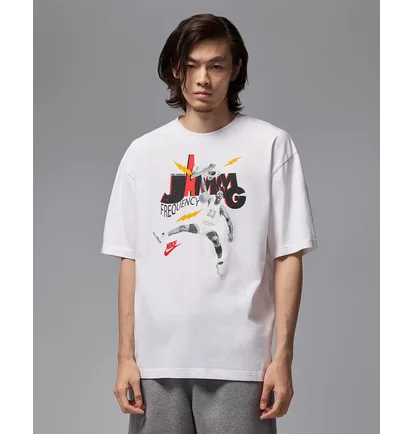 Футболка мужская Air Jordan Brand Jam 85 Ss Crew White HJ2929-100
