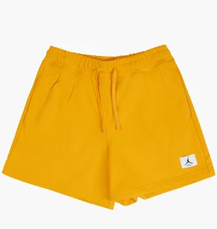 Шорты женские Air Jordan Flight Fleece Short Yellow DQ4611-705