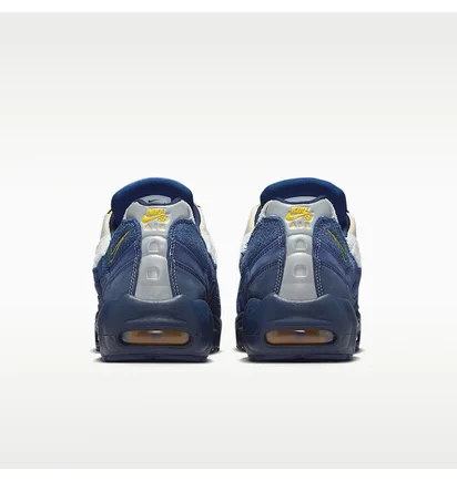 Кроссовки мужские Nike Sb Air Max 95 X Eric Koston Obsidian And Speed Yellow MenS Shoes Blue HQ8492-400