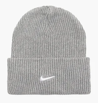 Шапка унисекс Nike Peak Beanie Grey FB6529-063