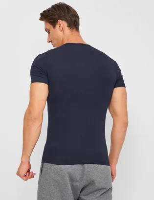 Футболка мужская Kappa Mezza Manica Girocollo Blue K1304-BLUNAVY