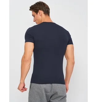 Футболка мужская Kappa Mezza Manica Girocollo Blue K1304-BLUNAVY