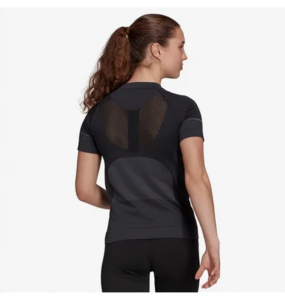 Футболка жіноча Adidas Primeknit T-Shirt Black GK3754