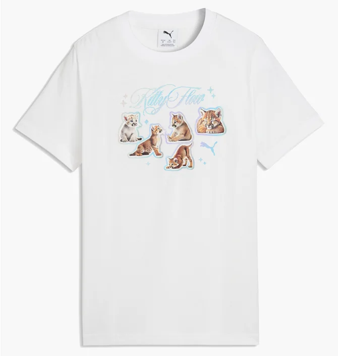 Футболка дитяча Puma Graphic Kitty Sticker White 634525-02