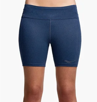 Шорты женские Saucony Fortify 6 Short Blue SAW800451-NVH