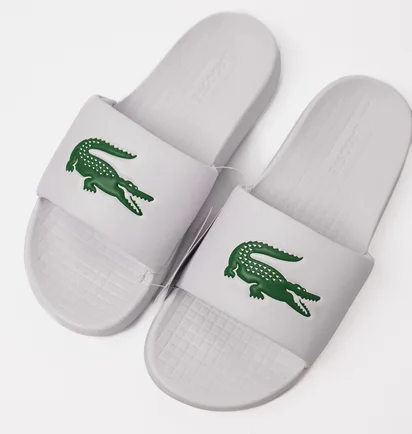 Тапочки мужские Lacoste Serve Slide Logo White 749CMA0021082