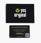 Подарунковий сертифікат yes, original номіналом 1000 грн