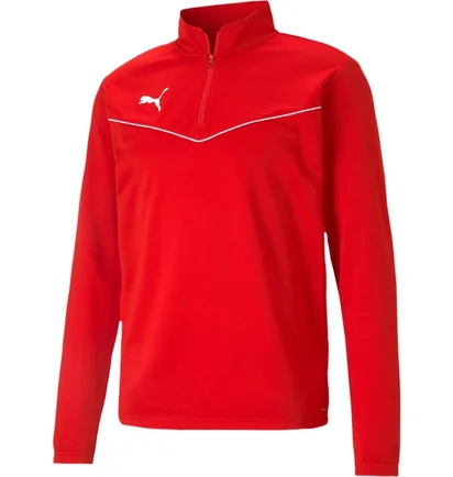 Олимпийка мужская Puma Teamrise 1 4 Zip Top Red 65739401