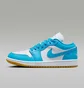 Кросівки жіночі Air Jordan 1 Low White/Blue DC0774-104