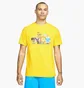 Футболка чоловіча Nike Mens Basketball T-Shirt Yellow DN3003-709