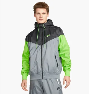 Куртка мужская Nike Wvn Lnd Wr Hd Jkt Grey/Green DA0001-065