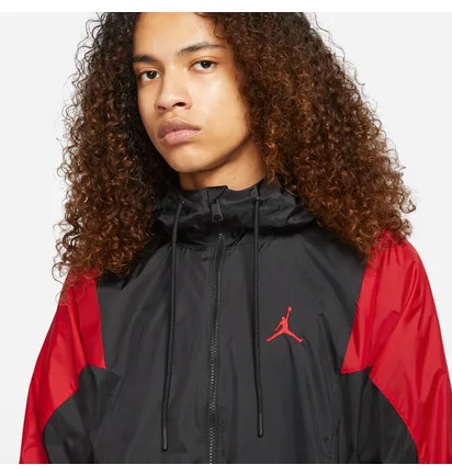 Вітровка чоловіча Air Jordan Essentials Woven Jacket Black/Red DA9832-010