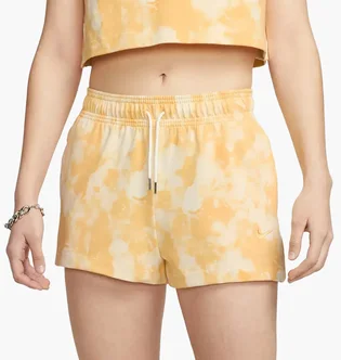Шорты женские Nike W Nsw Wve Dye Jrsy Short A3 Yellow DV7922-795