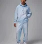 Худи мужское Air Jordan Flight Fleece Hoodie Light Blue FV7249-407