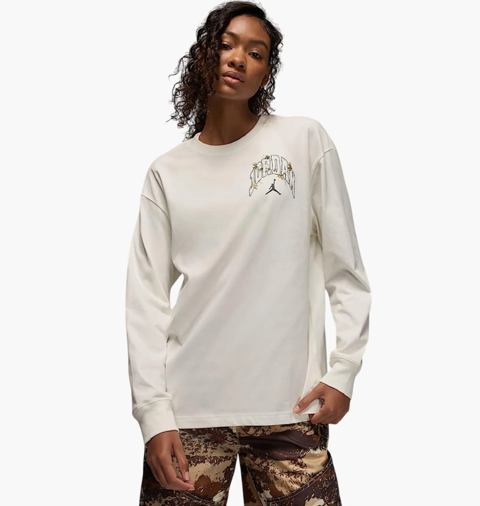 ᐉ Лонгслив женский Nike Brooklyn Beige HV0448-133 - купить в