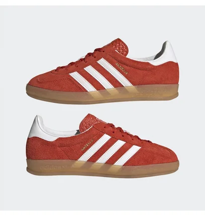 Кроссовки унисекс Adidas Gazelle Indoor Shoes Red Hq8718