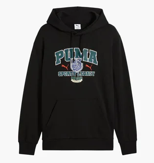 Худи мужское Puma Sports Legacy Graphic French Terry Black 629629-01