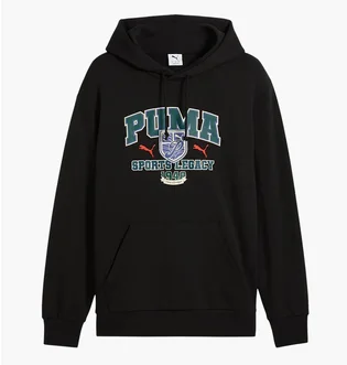 Худі чоловіче Puma Sports Legacy Graphic French Terry Black 629629-01