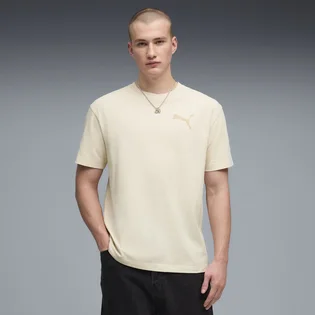 Футболка чоловіча Puma Ess Elevated Cat Logo Beige 634391-87