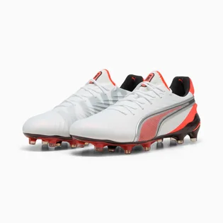 Бутси чоловічі Puma King Ultimate White/Orange 108821-01