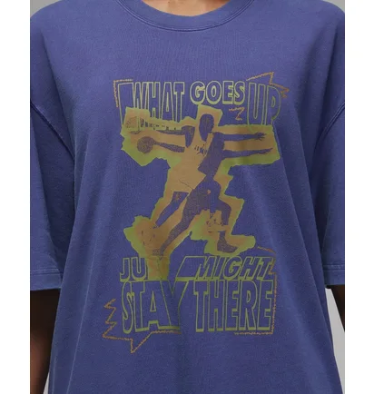 Футболка женская Air Jordan Oversized T-Shirt Blue FD7208-502