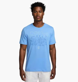 Футболка мужская Nike Court Training Tee Light Blue FV8432-412
