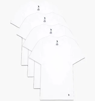 Футболка чоловіча U.S. Polo Assn Classics Tee Shirt 4-Pack White USM241CP05-0000A