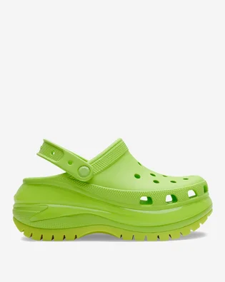 Тапочки унисекс CROCS Classic Mega Crush Sandals Green 207988-3UH