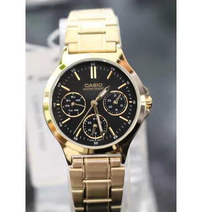 Годинник жіночий Casio Timeless Collection Df LTP-V300G-1A