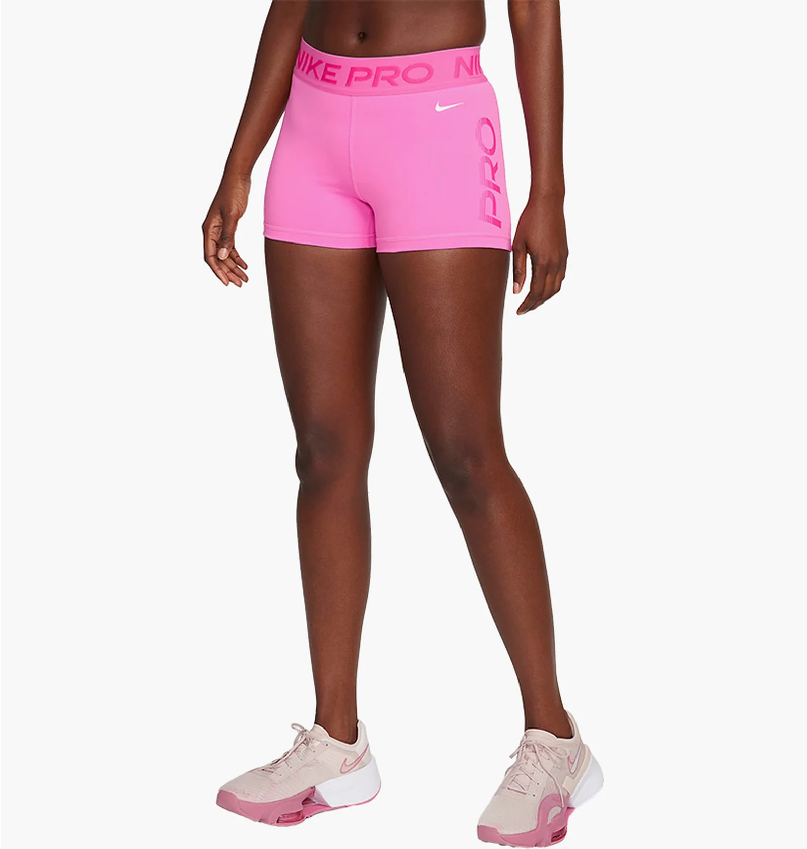 ᐉ Шорты женские Nike Pro Womid-Rise 3 Graphic Shorts Pink FN3141