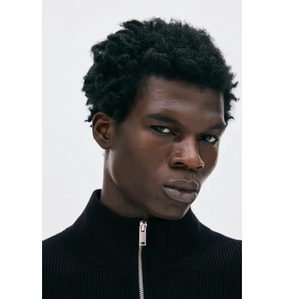 Кофта чоловіча H&M Regular Fit Black 1286499001