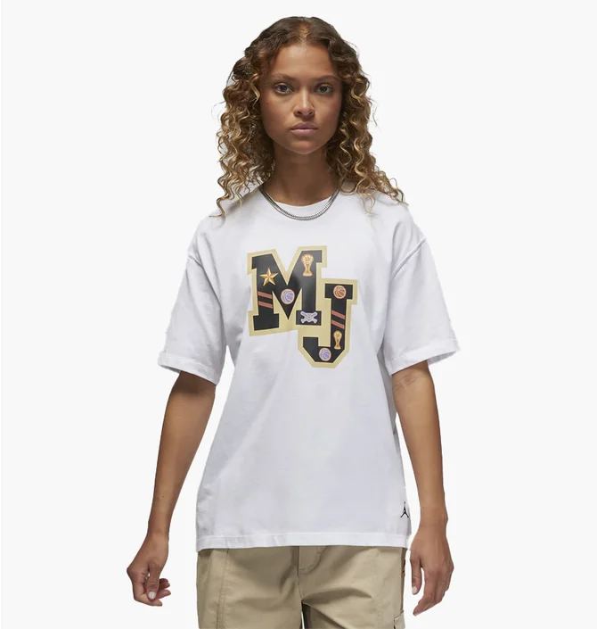 Футболка жіноча Air Jordan T-Shirt Girlfriend White FB5195-100