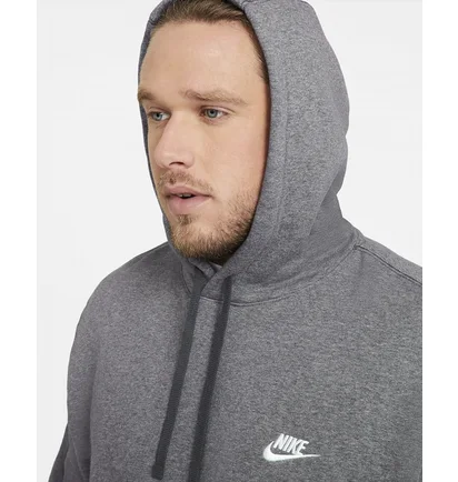 Худі чоловіче Nike M Nsw Club Hoodie Po Bb Grey BV2654-071