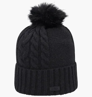 Шапка женская CMP Knitted Hat Fleece Lining Black 5505818-U901
