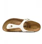 Тапочки жіночі Birkenstock Gizeh Bf Patent White 1005300