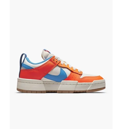 Кросівки жіночі Nike Dunk Low Disrupt Orange/White CK6654-104