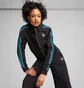 Олімпійка жіноча Puma Play Loud T7 Track Jacket Black/Green 626806-01