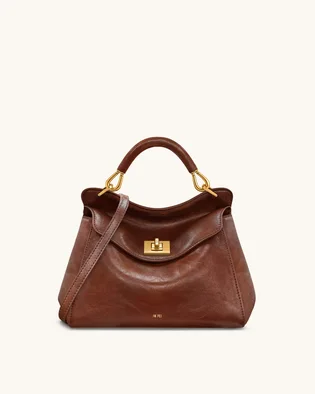 Сумка жіноча JW PEI Lucia Classic Top Handle Bag Coffee Brown BB2025BG123154JWP