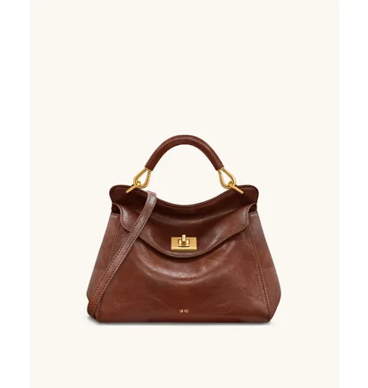 Сумка жіноча JW PEI Lucia Classic Top Handle Bag Coffee Brown BB2025BG123154JWP