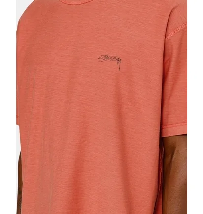 Футболка унисекс Stussy Lazy T-Shirt Peach 1140283-BORA