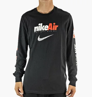 Лонгслив мужской Nike M Nsw Tee Ls Swoosh By Air Gx Black DJ1415-010