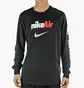 Лонгслів чоловічий Nike M Nsw Tee Ls Swoosh By Air Gx Black DJ1415-010