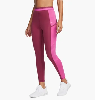 Легінси жіночі Nike Pro WomenS High-Waisted 7/8 Training Leggings With Pockets Bordo DX0063-653