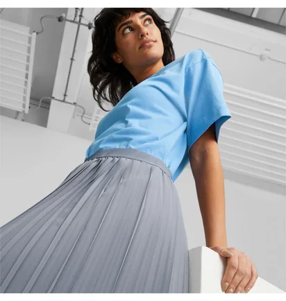 Юбка женская Puma Yona Sunp Plissee Skirt Grey 537978-69