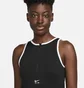 Майка женская Nike Air Dri-Fit WomenS 1/2-Zip Running Tank Top Black FB7624-010