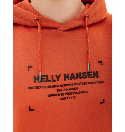 Худи мужское Helly Hansen Move Sweat Hoodie Orange 53701-308