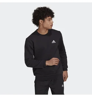 Свитшот мужской Adidas Essentials Fleece Sweatshirt Black Gv5295