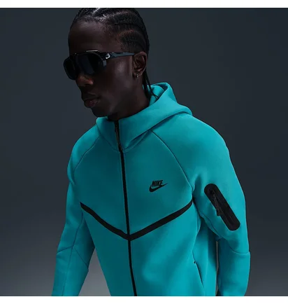 Толстовка мужская Nike Tech Fl. 2025 Turquoise HV0949-345