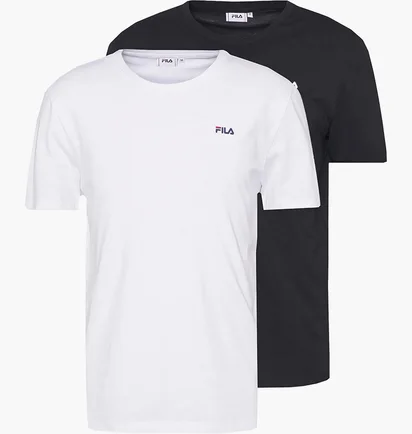 Футболка чоловіча Fila Fam008383072 White/Black FAM008383072