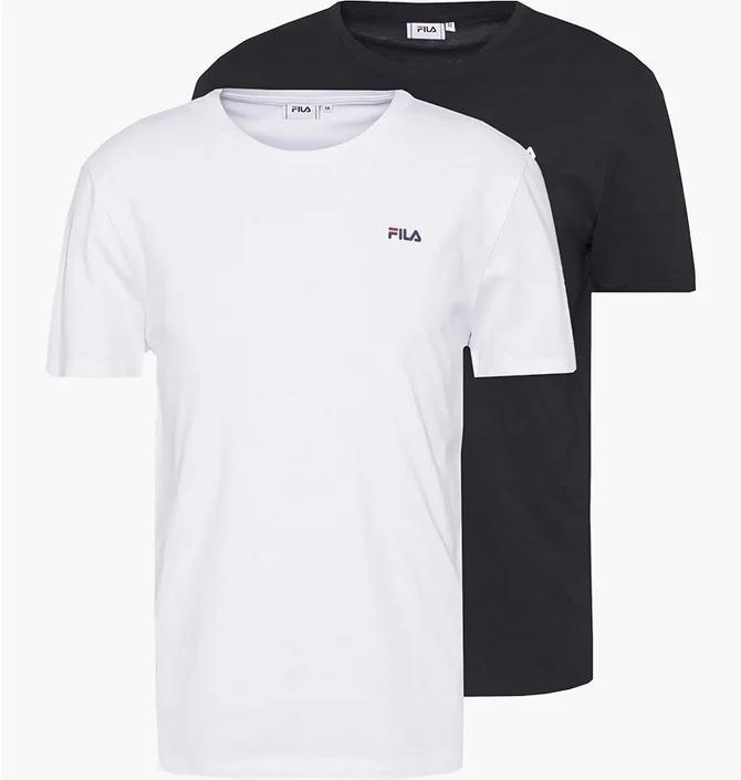 Футболка чоловіча Fila Fam008383072 White/Black FAM008383072